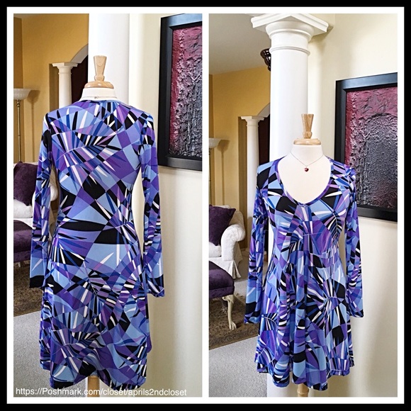 AMERICAN TWIST LONG SLEEVES MINI TUNIC DRESS - Picture 4 of 8